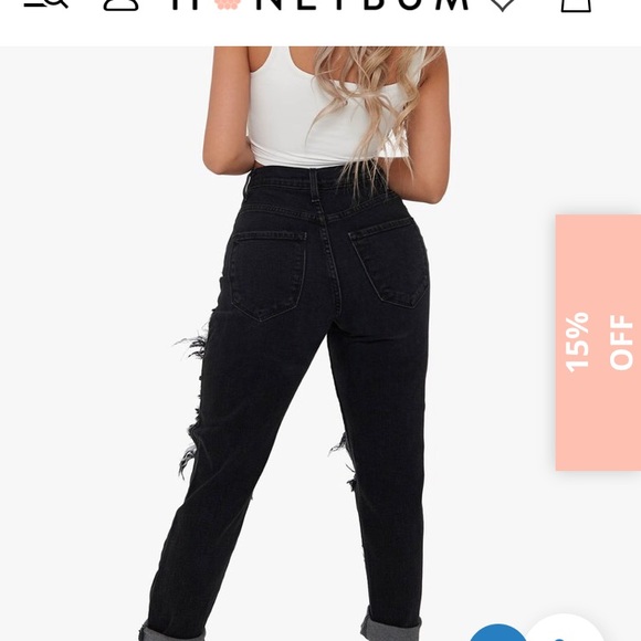 YSABEL GIRLFRIEND JEANS - Picture 1 of 3